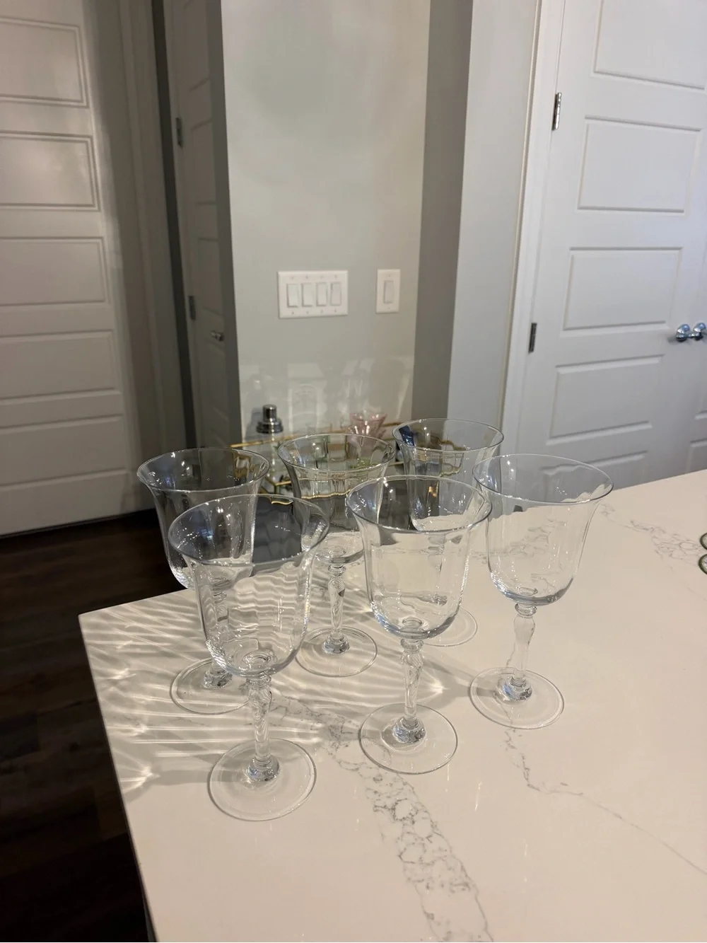 Crystal Clear Wine Glasses - Set of 6